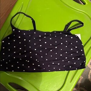 Old Navy Black and White Polka Dot Bra